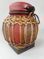 Een charmante antieke Chinese bamboevaas - Bamboe - Japan -