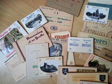 Belgique - cahiers de cartes postales et instantanés - Carte, Collections