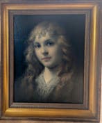 Gabriel von Max (1840-1915) - Portrait (Ernestine Harlander)