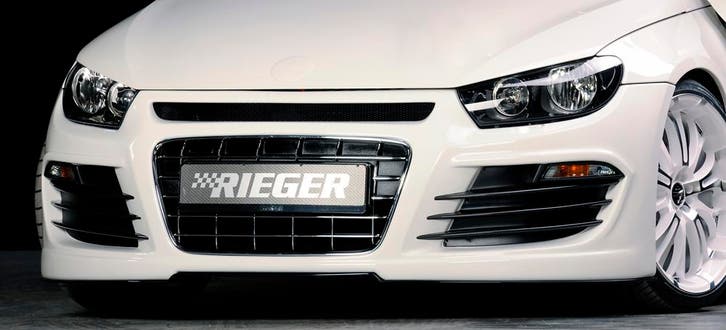 Rieger voorbumper | Scirocco 3 (13): 08.08-04.14 (tot Faceli, Autos : Pièces & Accessoires, Carrosserie & Tôlerie, Envoi
