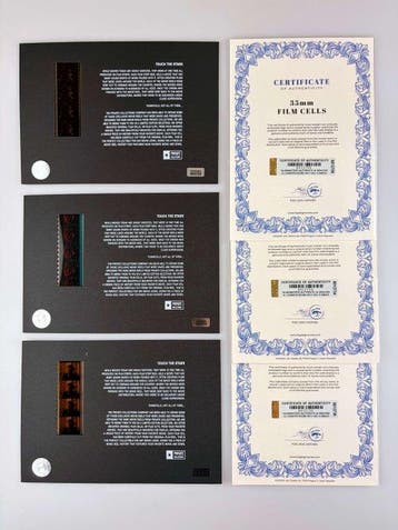 Gangster Classics – Extremely rare Set of 3 Mounted 35mm, Nieuw