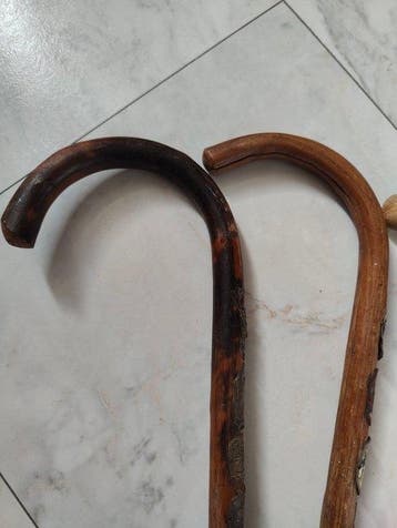 Canne de marche (4) - Bois - 34 Stocknägels