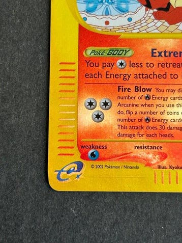Pokémon Card - Arcanine Aquapolis 2/147 Reverse holo -