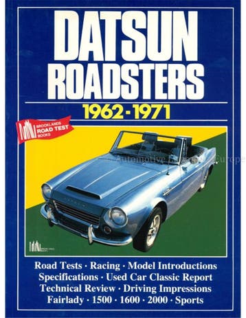 DATSUN ROADSTERS 1962-1971, Ophalen of Verzenden, Nieuw