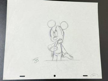 Walt Disney - Originele animatietekening van Mickey Mouse -, Nieuw