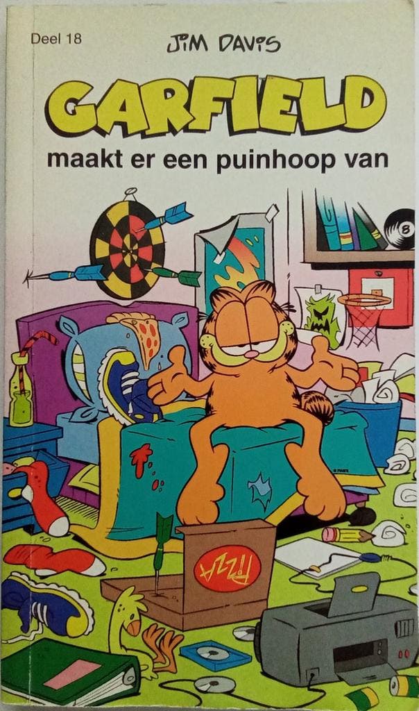 Garfield / Maakt er een puinhoop van / Garfield pockets / 18, Boeken, Stripverhalen, Gelezen, Verzenden