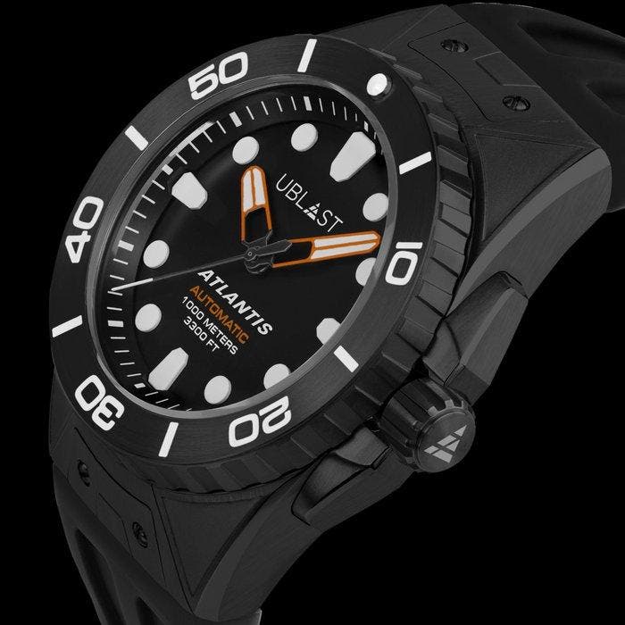 Ublast - Atlantis Professional Diver 100 ATM - Ltd Edition -, Handtassen en Accessoires, Horloges | Heren
