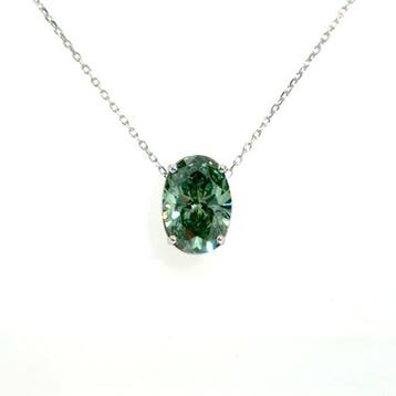 Sans prix de réserve - Collier - 14 carats Or blanc -