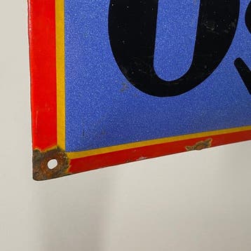OSRAM - Emaille bord - 100×20 cm - Gemaakt van dikke