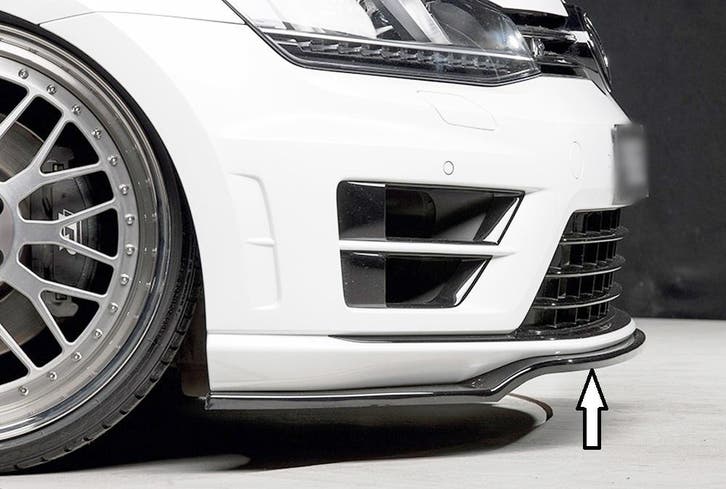 Front Splitter voor Volkswagen Golf 7 R /  R line, Autos : Divers, Tuning & Styling, Enlèvement ou Envoi