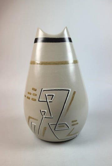 Plateelbakkerij Zuid-Holland - Vase - Goudaware, Antiek en Kunst