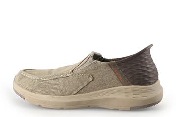 Skechers Instappers in maat 46 Bruin, Kleding | Heren, Schoenen, Bruin, Verzenden, Overige typen, Zo goed als nieuw