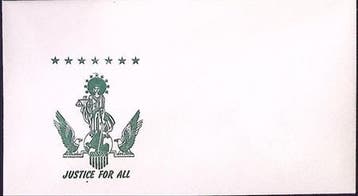 Amerikaanse envelop WWII (lijst optie), Verzenden