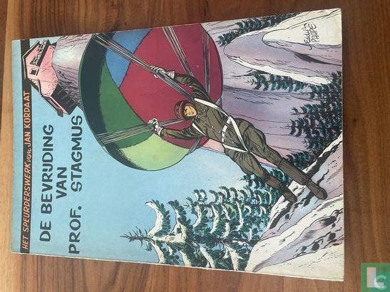 Jan Kordaat - De bevrijding van prof. Stagmus - 1956, Boeken, Stripverhalen, Gelezen, Eén stripboek, Verzenden
