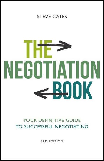 The Negotiation Book 9780857089502 Steve Gates, Verzenden, Gelezen, Steve Gates