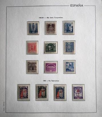 Spanje 1941/1949 - Collectie 1e Eeuwfeest ESTADO ESPAÑOL -, Gestempeld