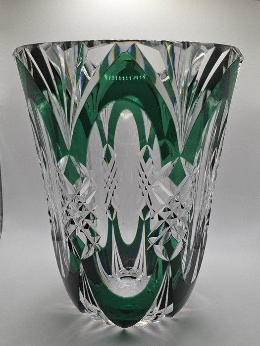 Val Saint Lambert (attributed) - Vaas - Kristal, Antiquités & Art, Antiquités | Verre & Cristal