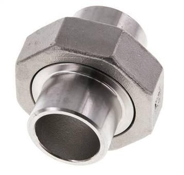 Union Connecteur droit 26.9mm Extrémité à souder Acier, Verzenden