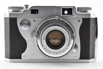 Konica B with Hexar 2.8/50mm Analoge camera