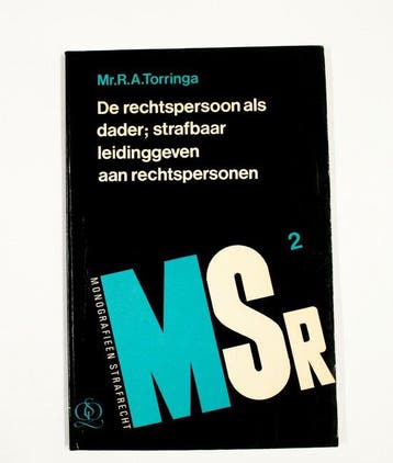 Rechtspersoon als dader - Torringa, Verzenden, Nieuw