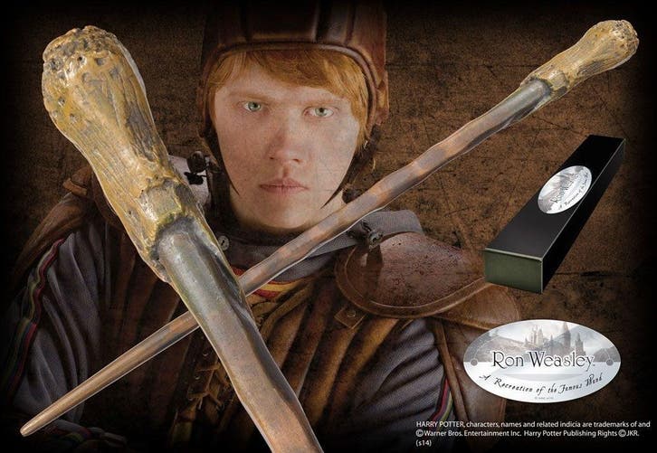 Harry Potter Toverstaf Ron Weasley, Verzamelen, Harry Potter, Nieuw, Ophalen of Verzenden