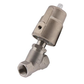 G3/4'' PTFE 20bar NO Pneu Vrijstroomafsluiter RVS/Ms AL2, Verzenden