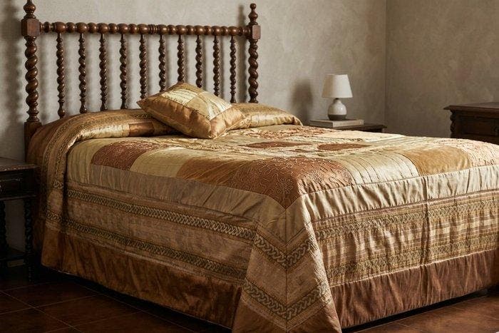 Sprei (2) - 240 cm - 220 cm - Prachtige bedsprei, Antiquités & Art, Tapis & Textile