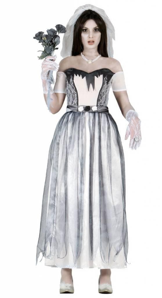 Halloween Kostuum Dames Bruid Geest, Kleding | Dames, Carnavalskleding en Feestkleding, Nieuw, Verzenden