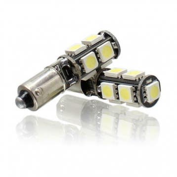 T11 BA9S CANBUS Witte LED Lamp 9 LED 12V, Verzenden