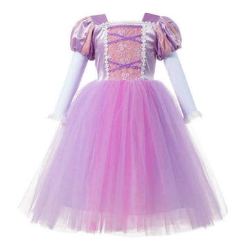 Prinsessenjurk - Luxe prinses Rapunzel jurk - Kleedje, Verzenden, Nieuw