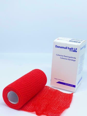 Danamull Haft Zelfklevend Fixatiewindsel Rood 10cm x 4m, Diversen, Ophalen of Verzenden, Nieuw