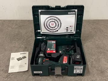 Veiling - Metabo accu schroefboormachine BS 18 LT BL set, Doe-het-zelf en Bouw, Nieuw