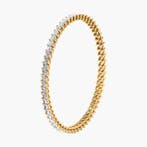 Armband - 14 karaat Geel goud - 7.04ct. tw. Diamant