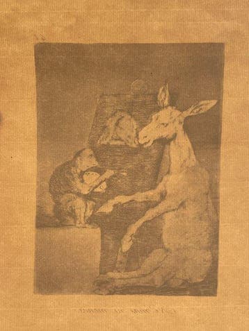 Francisco De Goya (1746-1828) - Los Caprichos - Ni más ni