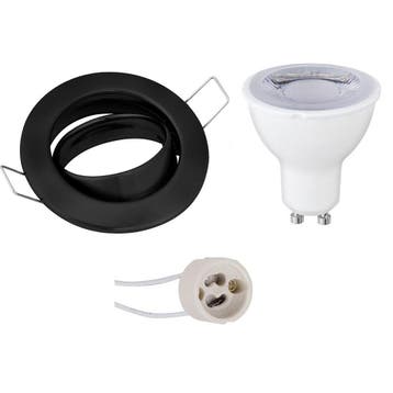 LED Spot Set 6W - Dimbaar, Kantelbaar & Ronde Inbouwspot Mat, Huis en Inrichting, Lampen | Spots, Verzenden, Nieuw