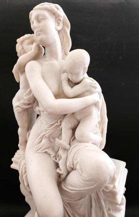 Naar Albert-Ernest - Statuette, Prachtig beeld Between Two, Antiek en Kunst, Curiosa en Brocante