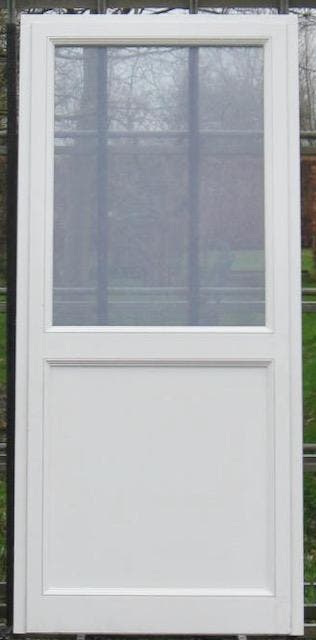 afrormosia houten raam , chassis , venster 100 x 221 wit, Doe-het-zelf en Bouw, Raamkozijnen en Schuifdeuren, Inclusief glas, Zo goed als nieuw