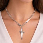 Zonder minimumprijs - Halsketting Zilver - Cesare Paciotti