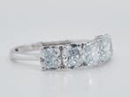 Zonder minimumprijs - Ring - 14 karaat Witgoud - 2.90ct. tw.