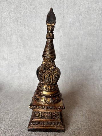 Stupa - Brons - Azië (Zonder minimumprijs), Antiek en Kunst