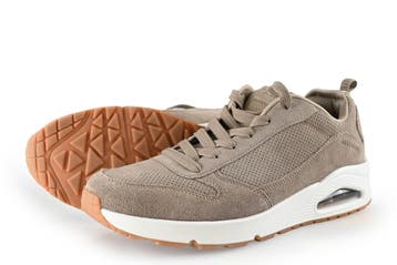 Skechers Sneakers in maat 46 Bruin, Bruin, Verzenden, Zo goed als nieuw, Skechers