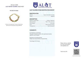 ALGT Gecertificeerd - Zeer Exclusieve Natuurlijke, Verzamelen, Mineralen en Fossielen