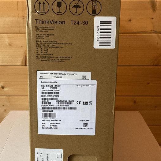 Magazijn opruiming! Lenovo 24 monitor Thinkvision T24i HDMI, Informatique & Logiciels, Moniteurs, Enlèvement ou Envoi