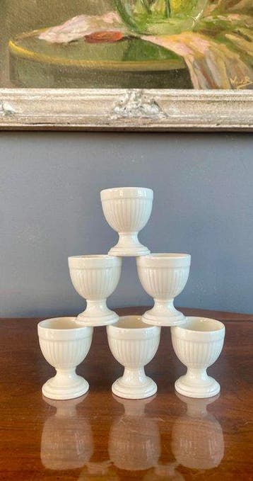 Wedgwood - Eetservies (6) - Edme - Queens Ware - Eierdopjes
