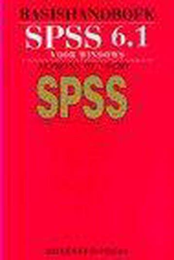 Spss 6.1 voor Windows (basishandb) 9789055480319 A. de Vocht, Verzenden, Gelezen, A. de Vocht