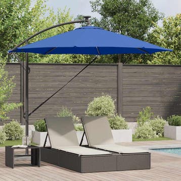 vidaXL Parasol 294 x 294 x 248 cm Polyester en Aluminium, Verzenden, Nieuw