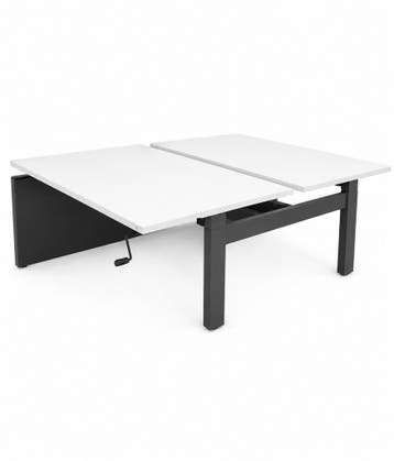Slinger Duo Bureau Ahrend - Hoogte Verstelbaar - Configureer, Huis en Inrichting, Bureaus, Verzenden, Zo goed als nieuw, Ahrend