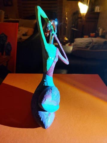 Decoratief ornament - Abstract Colorful Woman Sculpture –, Antiek en Kunst