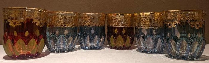 ISMIE LUX - Drinkservies (6) - Superieure juweelencollectie, Antiek en Kunst, Antiek | Meubels | Tafels