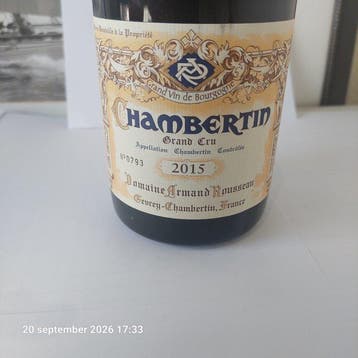 2015 Domaine Armand Rousseau Pere et Fils - Chambertin Grand, Nieuw